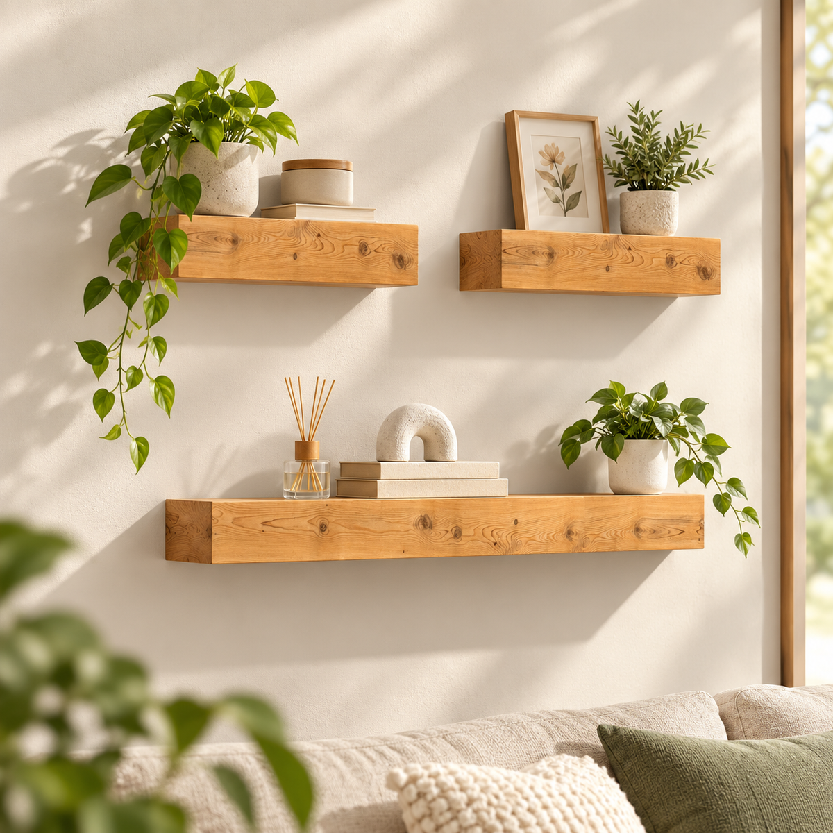 23" Floating Shelf Set
